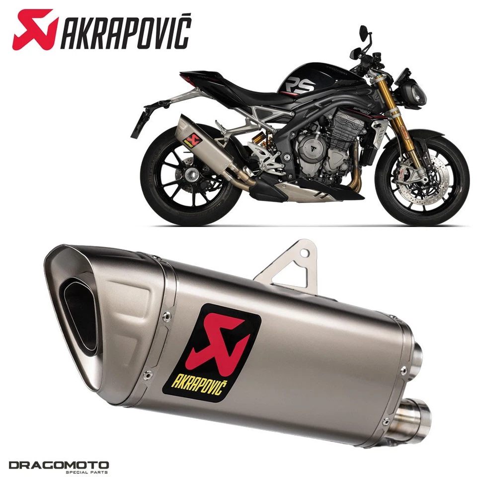 Escape TRIUMPH SPEED TRIPLE 1200 RR ABS Bond Edition 2023 AKRAPOVIC Titanio... Foto 1 de 4