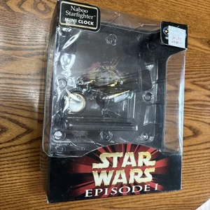 Star Wars Episode I Naboo Starfighter Mini Uhr Brandneu nie geöffnet - Bild 1 von 4