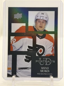 2024-25 Upper Deck Series 2 UD Portraits Black #P47 Matvei Michkov - Flyers RC - Bild 1 von 2