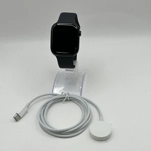 Apple Watch (Series 10) 46mm Jet Black Aluminum w/ Black Sport (GPS) - Excellent - Picture 1 of 4
