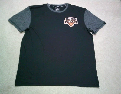 Houston Dynamo T Shirt Mens 2XL XXL Black Fanatics - Image 1 of 4
