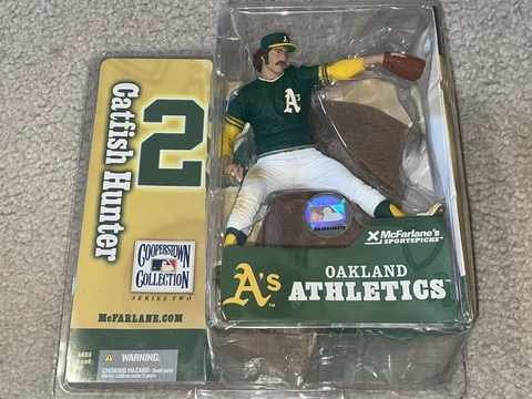 Jim Catfish Hunter 2005 Mcfarlane Figurine Statue Oakland A's Athletics Cover