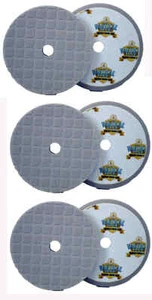 QTY 6 - 5.75" CCS Waffle GREY Foam Cutting Pad - car auto buffing polisher - Picture 1 of 1