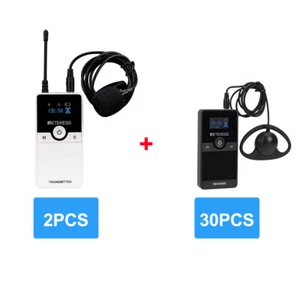 Retekess TT116 UHT Tour Guide Audio System 2 Transmitter 30 Receiver Translation - Picture 1 of 14