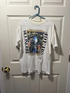1990 Denver Broncos San Francisco 49ers Super Bowl Starter T-Shirt Mens XL White - Picture 1 of 6