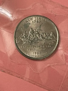 UNZIRKULIERT 1999 P - New Jersey - State Quarter FABRIKVERSIEGELT - Bild 1 von 3