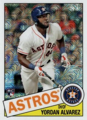 2020 Topps Series 1 Silver Pack 1985 Topps 35th Anniversary Chrome Inserts ~ Pic - Image 1 of 2