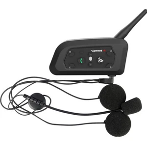 Bluetooth Headset Motorcycle Helmet Intercom 10 Rider Hands-free Headphone Music - Picture 1 of 10