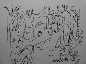 MAX PECHSTEIN - Reisebilder Südsee, Lithographie 1919 - Bild 1 von 4