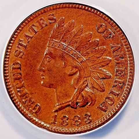 1883 Indian Cent Digit in Curl  Snow 13 62 Bn ANACS Cover