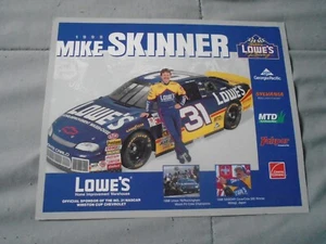 1999 MIKE SKINNER LOWES NASCAR PROMO PHOTO - Picture 1 of 10