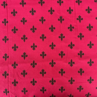 Vintage FABRIC Fleur De Lis By Marcus Fabrics For Quilting, Sewing & Crafts - Image 1 of 4
