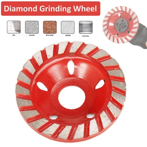 3" Diamond Segment Grinding Wheel Cup Concrete Marble Cut Angle Grinder Disc - Picture 1 of 8