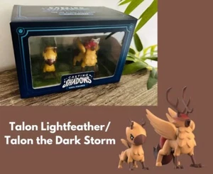 BRAND NEW Casting Shadows Talon Lightfeather/Talon the Dark Storm Vinyl Figures - Picture 1 of 1