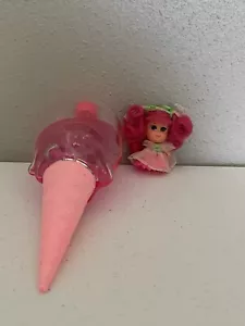 Vintage Mattel Liddle Kiddles Tutti Frutti Eiskegel Kone rot rosa - Bild 1 von 6