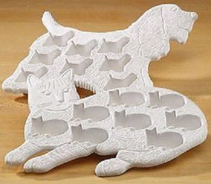 DOG Shaped Flexible rubber mold tray DOG - Picture 1 of 2