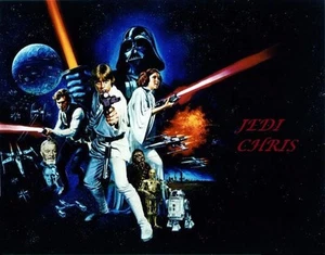 Star Wars personalized "Jedi" iron on transfer 5x8 - Picture 1 of 1