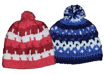 Lote de 2 sombreros de invierno LL Bean para niños. Talla única para todos. Foto 1 de 4