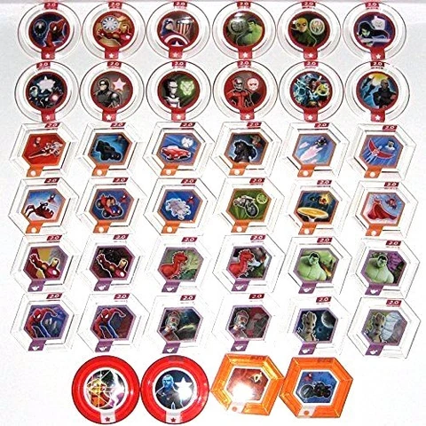 *Disney Infinity 2.0 Power Disc Marvel Complete UR Set 3.0  $6.98 Min Purchase👾 Cover