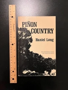 "Pinon Country" Haniel Long Signed by Fray Angelico Chavez 1975 Sunstone NM - Picture 1 of 5