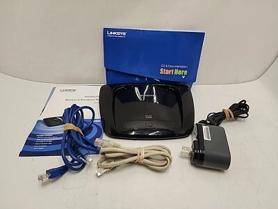 CISCO-LINKSYS WRT160N WIRELESS-N BROADBAND ROUTER  ULN1-44 - Image 1 of 4