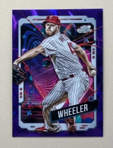 Zack Wheeler - 2024 Topps Cosmic Chrome - Purple Nebula Refractor /150 - Picture 1 of 2