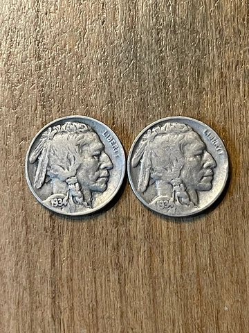 1934PD Buffalo Nickels Cover
