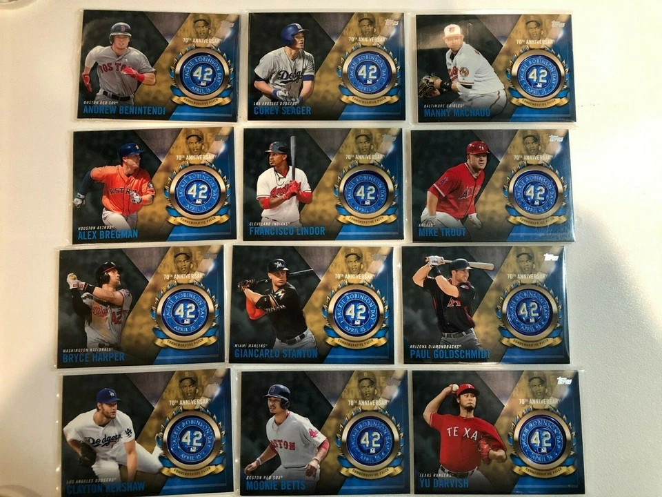 2017 Topps Baseball Jackie Robinson Day Relic U Pick Lot Buy More SAVE 10% - Image 1 of 1