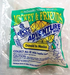 1993 McDonalds Happy Meal Epcott Mickey & Friends Donald in Mexiko MIP C10! - Bild 1 von 3