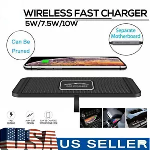 Caricabatteria wireless veloce telefono auto pad di ricarica magnetico iPhone Samsung Android - Foto 1 di 11