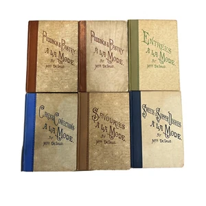 Mrs. De Salis Book Lot Cakes Confections, Entrees, Pudding, Sweets, Savories - Picture 1 of 4