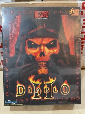 PC CD DIABLO 2 - BLIZZRD ENTERTAINMENT - NEW & SEALED BIG BOX - Image 1 of 4