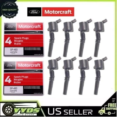 8x Bobina de encendido DG508 Motorcraft bujía para Ford F150 4,6 L 5,4 L 3W7Z12029A Foto 1 de 4