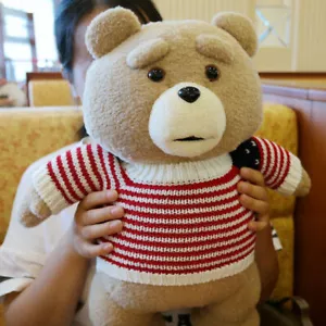 Movie Ted Bear Plush Toys Soft Stuffed Doll Teddy Bears Kids Gift 18''/45cm NEW. - Picture 1 of 21