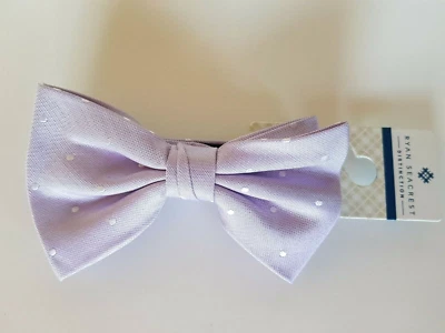 Ryan Seacrest Distinction Men's Silk Bow Tie in Burgos Dot Retail $49.50 New - Image 1 of 4