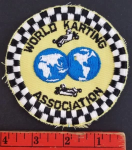 Vintage World Karting Association Go Cart Racing Patch - Picture 1 of 2