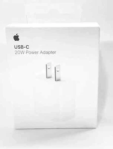 Apple 20W USB-C Power Adapter Wall Charger iPhone Made by Apple 🍎 Open - Picture 1 of 7
