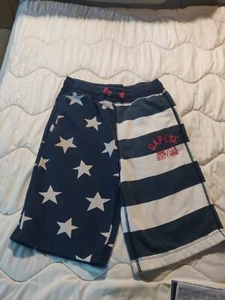 Boys Red White And Blue Size XL (12) Gap Kids Sweat Shorts - Picture 1 of 4