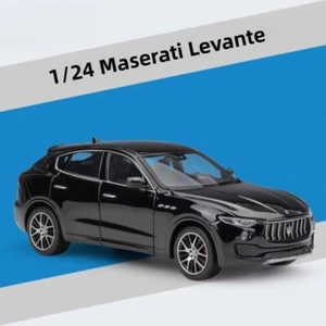 Modellino auto in metallo scala 1:24 Maserati Levante giocattoli ornamento IDEA REGALO - Foto 1 di 24