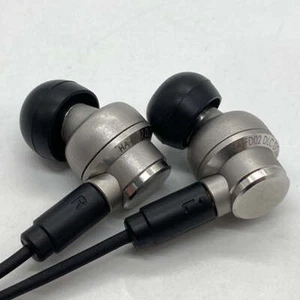 JVC HA-FD02 Inner Ear Headphones CLASS-S SOLIDEGE Earphone Hi-Res Stainless Used - Picture 1 of 5