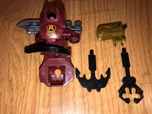VTG Crime Attack Batman 1990 Kenner Gold Launcher & 2 Missiles Dark Knight - Picture 1 of 3
