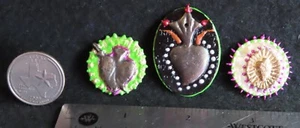 3 Wand Milagro Wunder Volksstil Herz Mexikanischer Gebetsaltar Istzustand 1:12 Mini 7734 - Bild 1 von 2