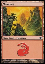 Mountain (245) - Foil ~ Near Mint Shards of Alara MTG Magic UltimateMTG Land Car