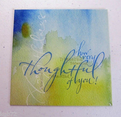 Leanin Tree Thank You Greeting Card Thankful Multi Color Qubes Series Q13 - Image 1 of 2