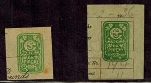 Ireland Revenues 1930 Mystery Revenues Monetary Mint ES Design & Shamrocks - Picture 1 of 1