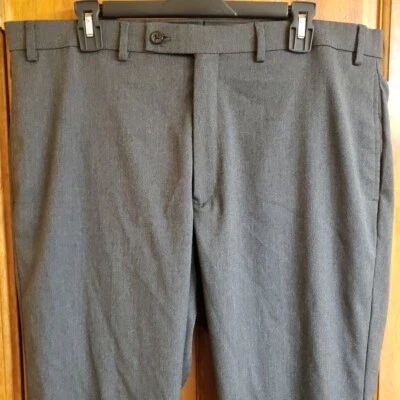 LRL Dress Pants Mens 38x32 Dark Gray Office Trousers Workwear Professional  - Image 1 of 4