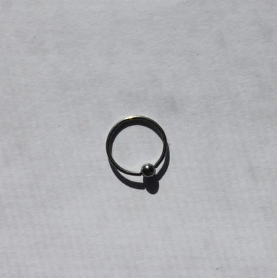 Piercing corporal anillo cuentas cautivo CBR de acero inoxidable 20 g Foto 1 de 3