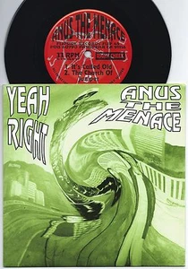 ANUS THE MENACE Yeah right USA 7" EP FLIPSIDE alternative punk MINT - Picture 1 of 1