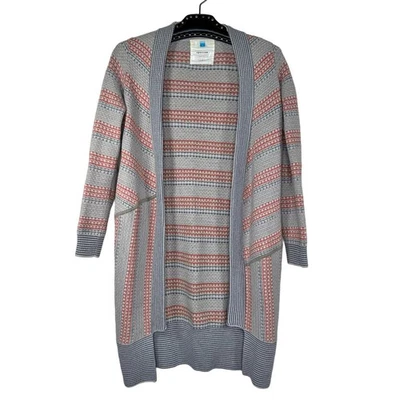 Sparrow Long Open Front Wool Blend Cardigan Sweater Small - Image 1 of 4