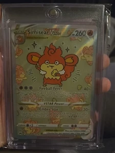 Pokemon Simisear VStar GG37 Crown Zenith Galarian Gallery Full Art Card NM/Mint - Picture 1 of 2